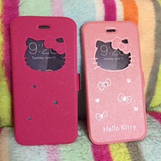 Iphone5/5s/6 Holle kitty翻蓋式皮套（含運
