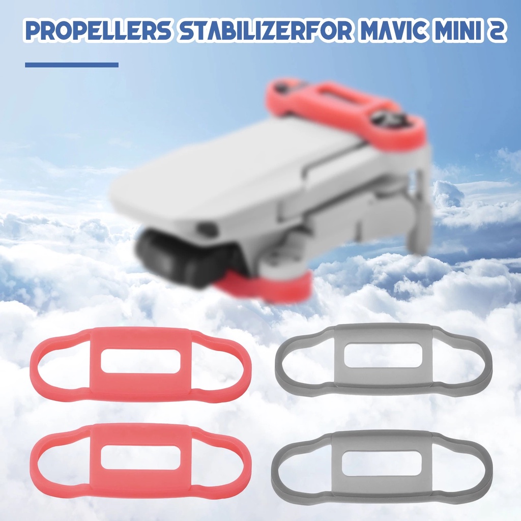 （现货）2 pcs禦Mavic Mini/MINI 2/MINI SE槳葉固定器螺旋槳矽膠束槳器運輸保護配件