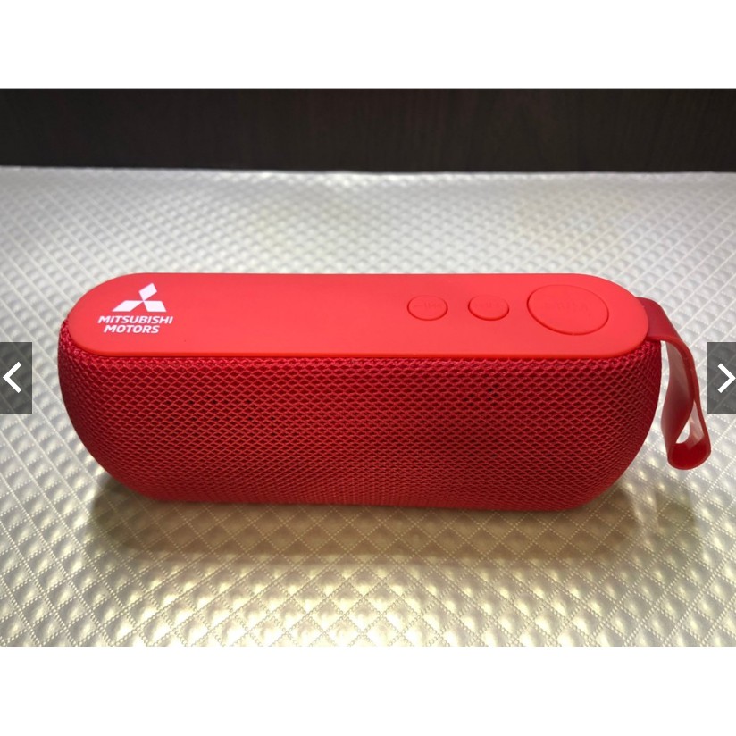[全新]三菱原廠藍芽音響 高音質喇叭 紅色 MITSUBISHI MOTORS 無線 藍牙 RED USB 攜帶 露營