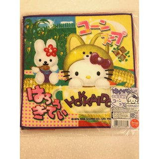 Hello Kitty 小方巾/小毛巾 (日本製) 北海道限定 玉米濃湯 CORN SOUP