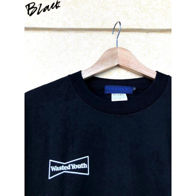 BLACK極新VERDY x BEAMS DON'T BOTHER ME ANYMORE塗鴉WASTED YOUTH短T 