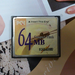 PQI FLASH CARD 64 MB 記憶卡 CF卡