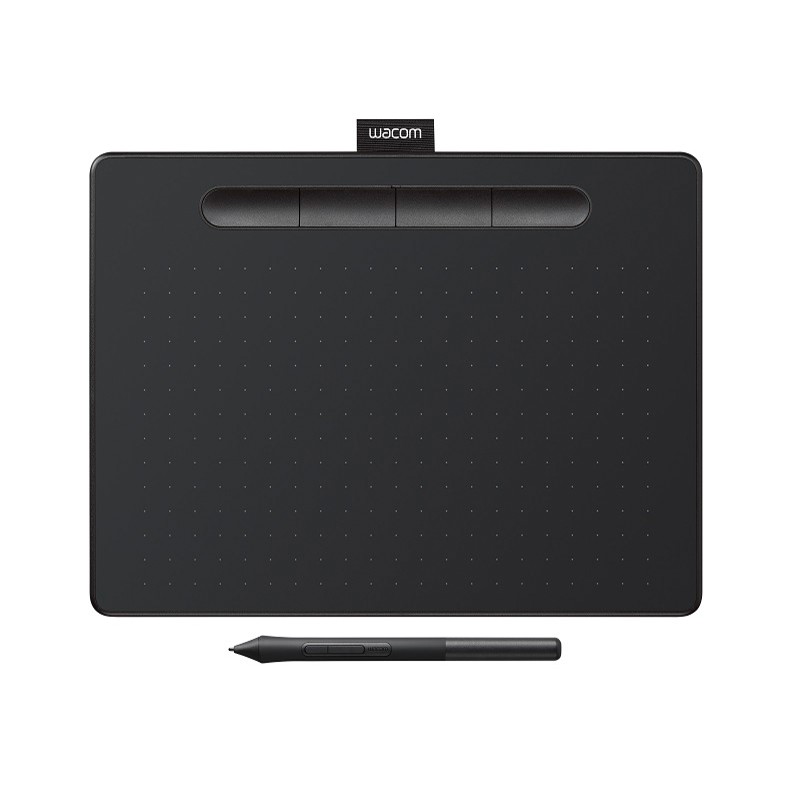 Intuos Basic Medium 繪圖板 (入門版-中/有線版) 黑CTL-6100/K1 - Wacom旗艦店