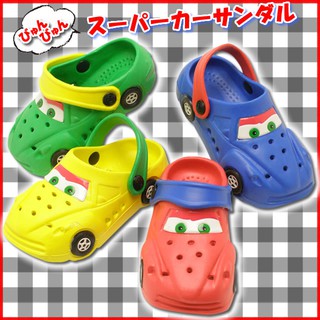 在台現貨 日本代購 日本正品購回 日本超人氣小男生的最愛CARS布希鞋/懶人鞋/便鞋 現貨紅色18CM