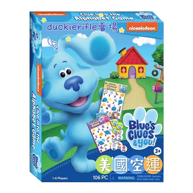 預購 Blue’s Clues 英文字母 桌遊 Alphabet 遊戲 美國 空運