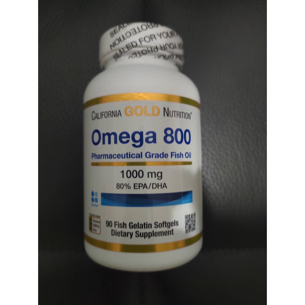 預購 California Gold Nutrition Omega 800 魚油 90粒