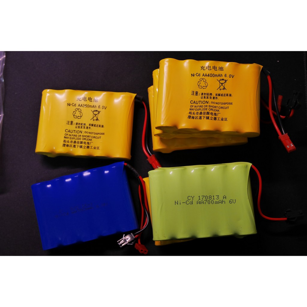[批發價充電電池&充電器]4.8V 3.6V/400~700mAh鎳鎘NiCd、玩具、無線電話、遙控模型適用