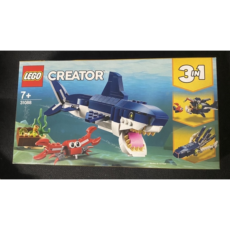 LEGO 樂高 31088 深海生物 樂高創意系列 大鯊魚