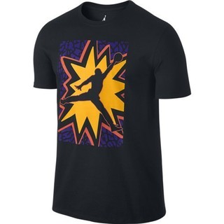 騎士風~ Nike Air Jordan Logo Tee AJ 喬丹 飛人 短袖 男 黑 717946-010