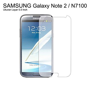 SAMSUNG LAYAR 鋼化玻璃三星 Galaxy Note 2 N7100 N7102 LTE 防刮玻璃螢幕保護膜