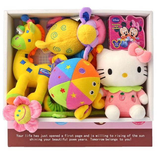 Hello Kitty嬰兒玩具禮盒/彌月禮盒/音樂禮盒