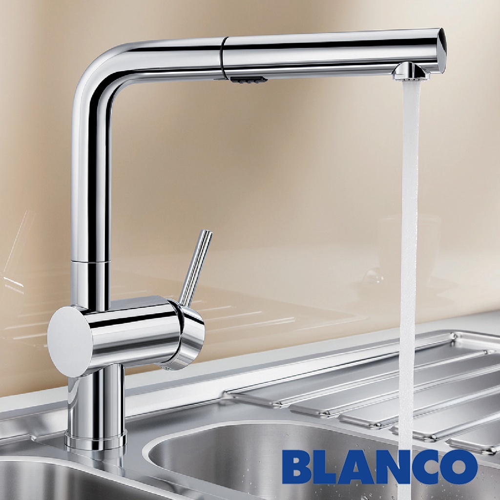 ⭐ 德國品牌 BLANCO Linus-S Vario 二段出水 伸縮龍頭 伸縮廚房龍頭 廚房龍頭 518406
