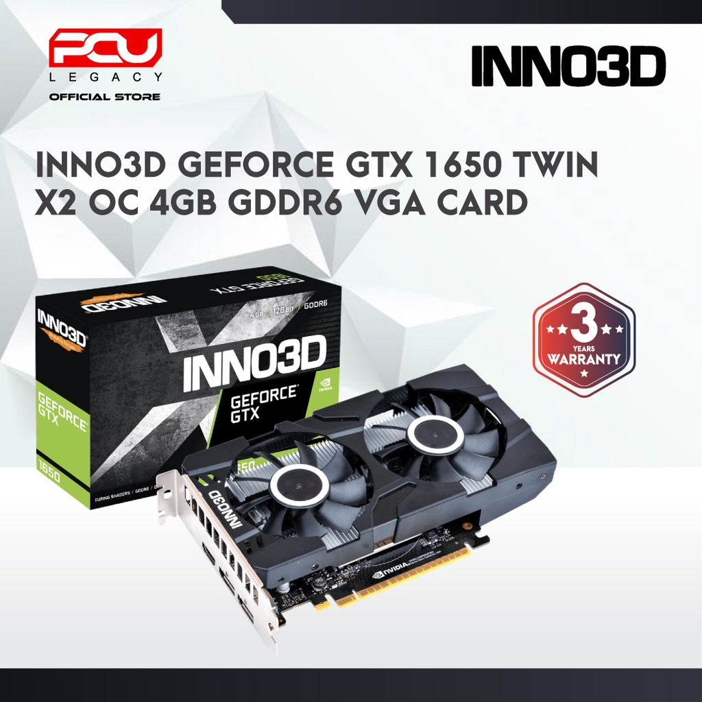 Inno3d GEFORCE GTX 1050 Ti 4GB DDR5 128BIT / INNO3D GEFORCE