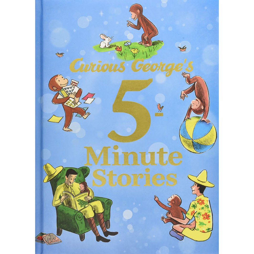 Curious George's 5-Minute Stories 5分鐘床邊故事-好奇喬治 (精裝)