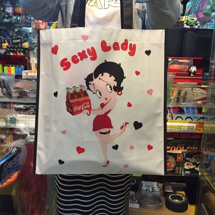 日本進口 可口可樂 貝蒂 BETTY 手提袋 購物袋