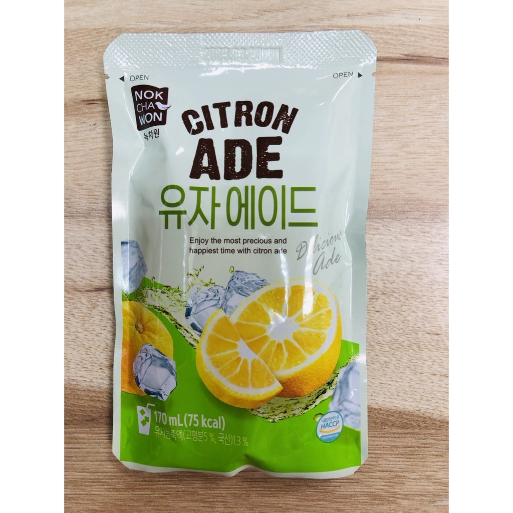 現貨 韓國 柚子風味冰茶 170ml 隨身包
