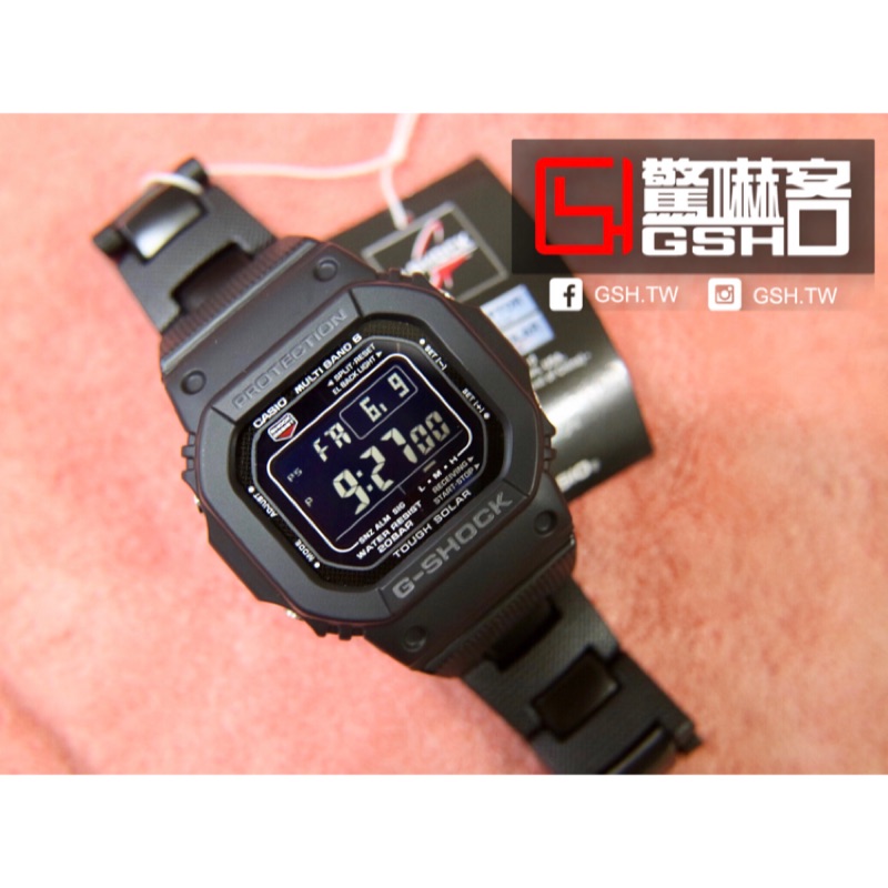 【驚嚇客】G-SHOCK GW-M5610BC 電波 太陽能 輕量複合錶帶