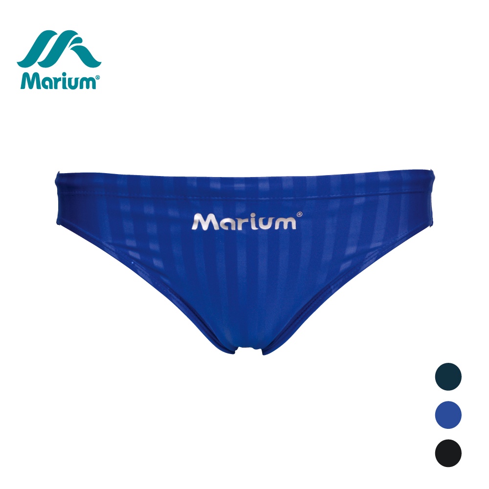 MARIUM 美睿 泳褲 男生泳褲 游泳 MAR-2121 三角泳褲 壓條 素色 基本款 寬邊5.0cm