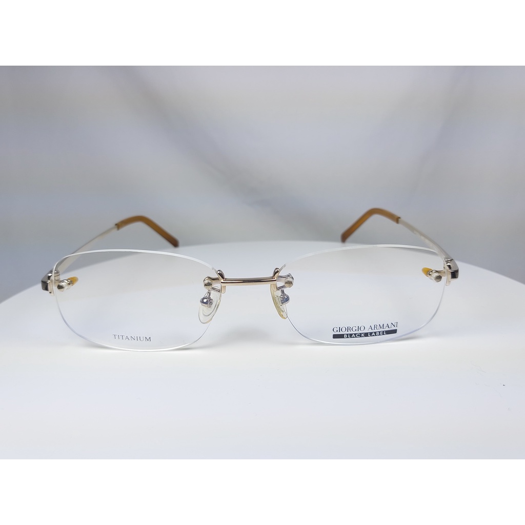 『逢甲眼鏡』GIORGIO ARMANI 光學鏡框 全新正品 南瓜色 無框 經典商務款【GA2531J 7S9】