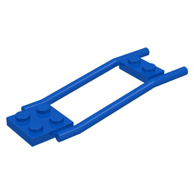 公主樂糕殿 LEGO 稀有 二手 絕版 馬車 托架 拖車架 馬栓 藍色 49134 2397 A208
