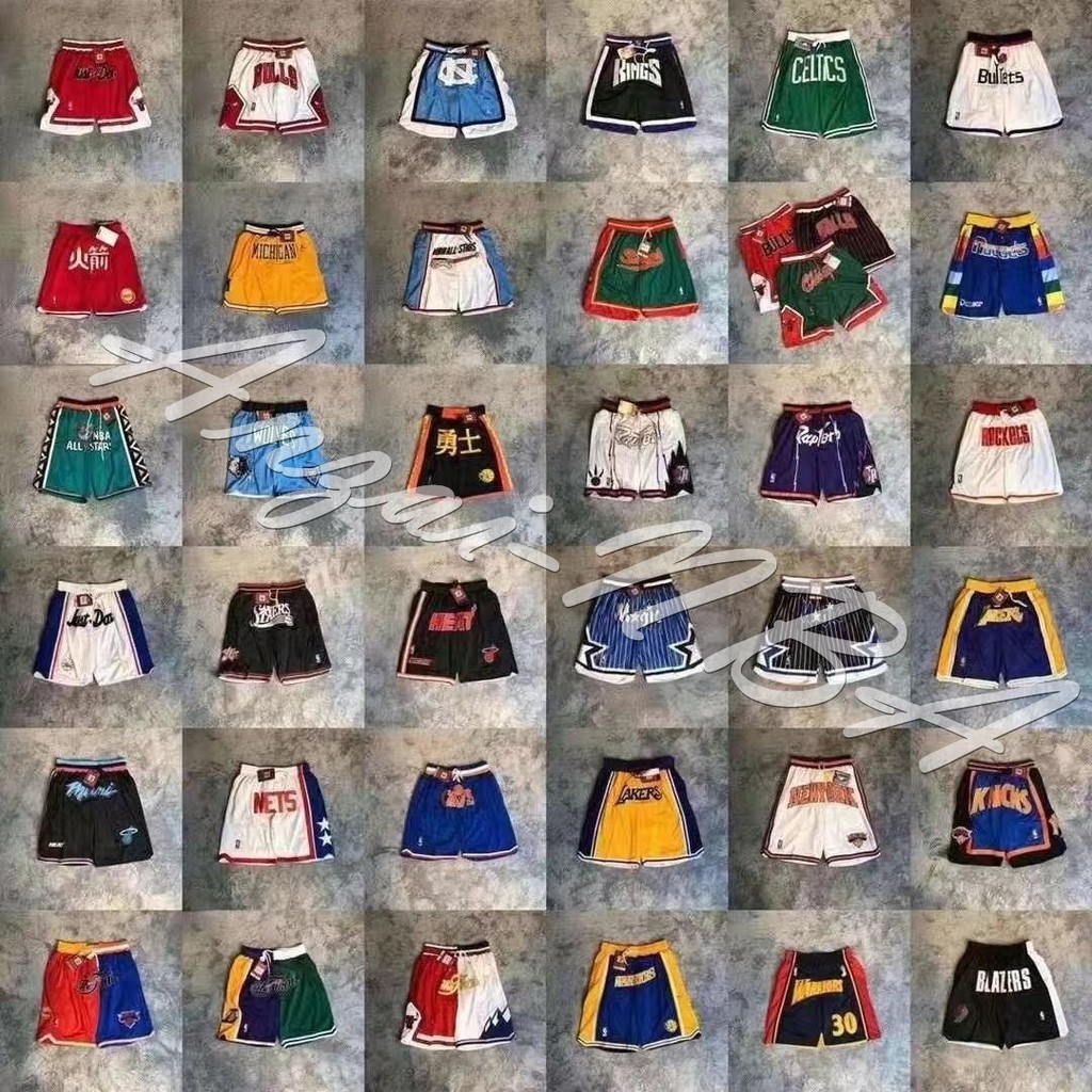 Anzai-NBA球衣 JUST DON x NBA 各隊伍網眼球褲-歡迎帶圖私聊確定款式