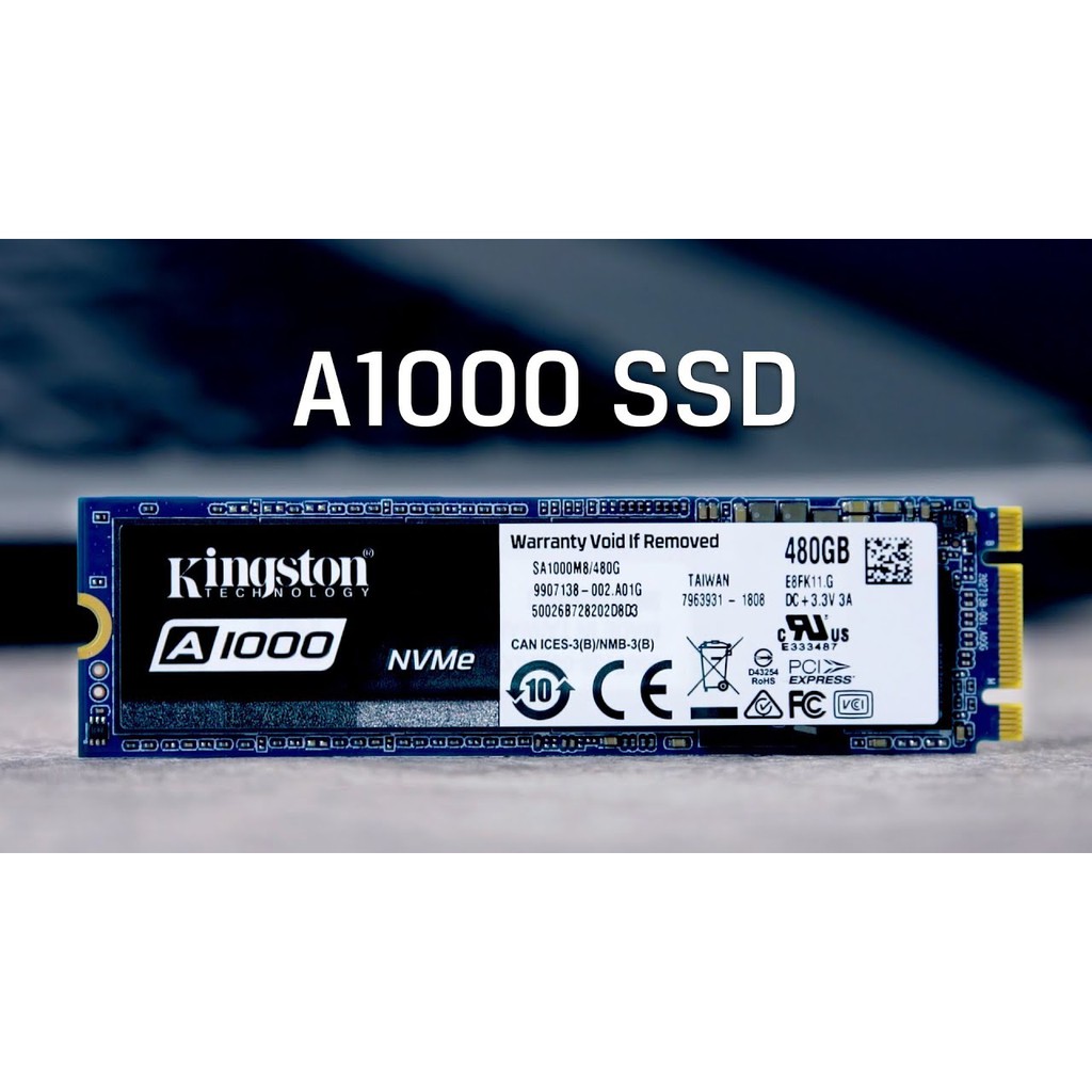 金士頓 Kingston A1000 480GB M.2  PCIe SSD 固態硬碟 (SA1000M8/480G)