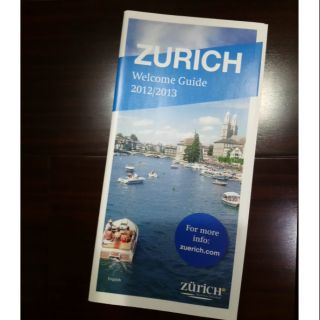 蘇黎士Welcome Guide ZURICH2012/2013