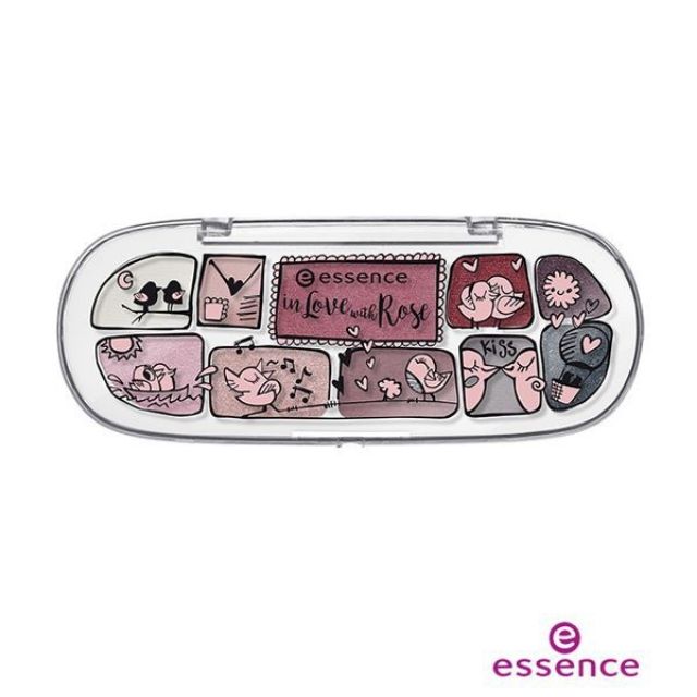 essence 粉色盤 玫瑰花園 10色眼影盤 正品保證