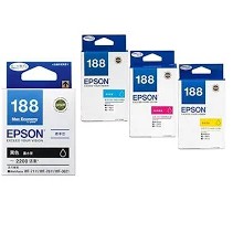 EPSON 188 原廠墨水匣 彩色650 黑色 939 WF-3621/WF-7611/WF-7111 本各2