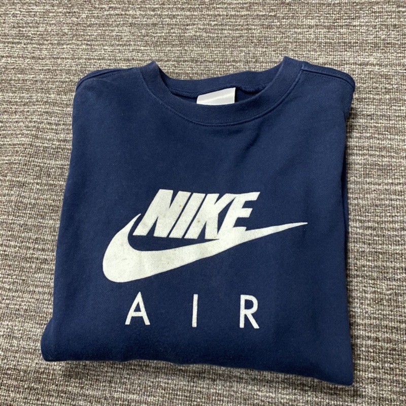 【Allwest古著店】Nike Air藍色大學T