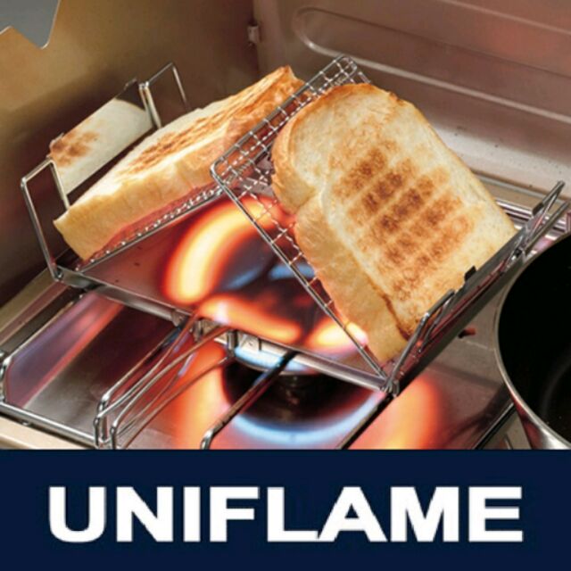 超推日本UNIFLAME] 多用途瓦斯爐烤架/山型660072 露營/燒烤/料理