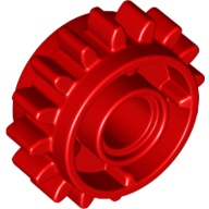 【小荳樂高】LEGO 紅色 16t 雙邊離合器齒輪 Gear 16 Tooth Clutch 18946 6100930