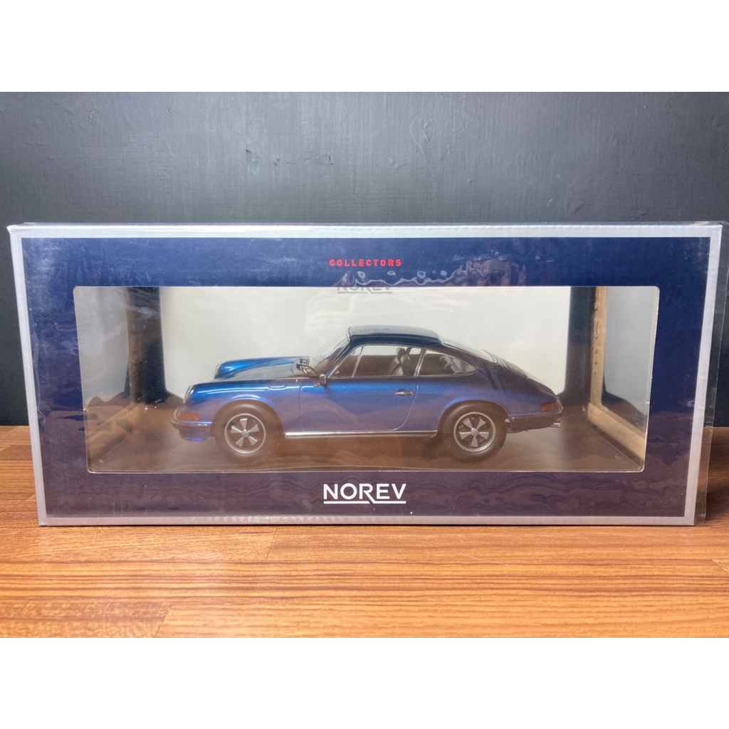 【收藏模人】 Norev Porsche 911s 911 901 Coupe 藍色 1:18 1/18