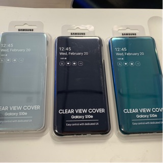 免運出清 三星 原廠 Samsung galaxy S10e clear view cover 全透視 感應皮套