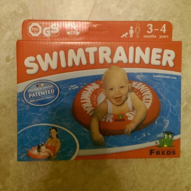 全新 未拆封德國 SWIMTRAINER Classic 學習游泳圈紅色經典款 適0-4歲