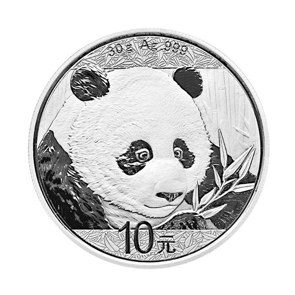 現貨 - 2018中國-熊貓-30克銀幣