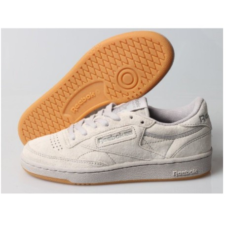 REEBOK CLUB C 85 TG REEBOK復古網球鞋翻皮防滑底灰尾BD1886 | 蝦皮購物