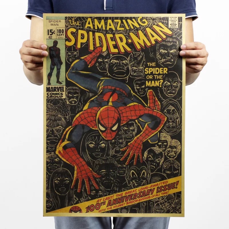 新品上架-蜘蛛人復古海報