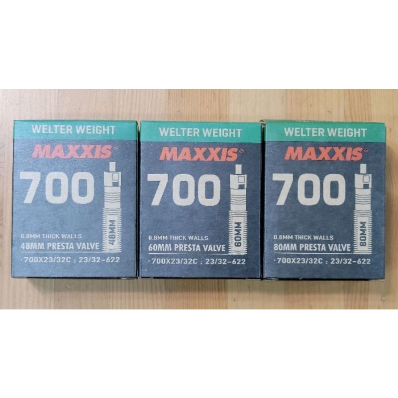 MAXXIS 700*23/32C 48 60 80mm 內胎 公路車內胎 可拆氣嘴內胎 法式氣嘴內胎 23~32外胎用