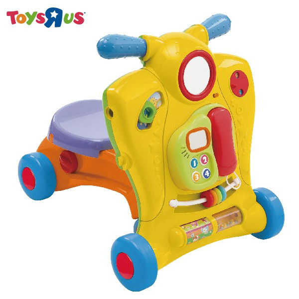 BRU小熊寶雲二合一寶寶學步車  獨家發售　玩具反斗城