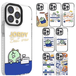 Kakao Friends/Jordynini Mart Clear Line Jelly手機殼兼容iphone 13s