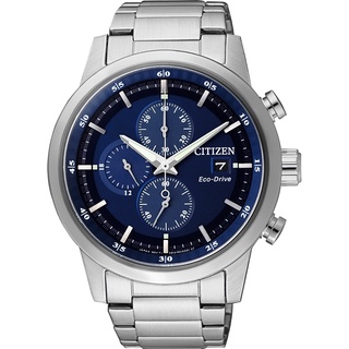 ∣聊聊可議∣CITIZEN 星辰 Eco-Drive光動能城市計時碼錶-藍/43mm CA0610-52L 開學季禮物