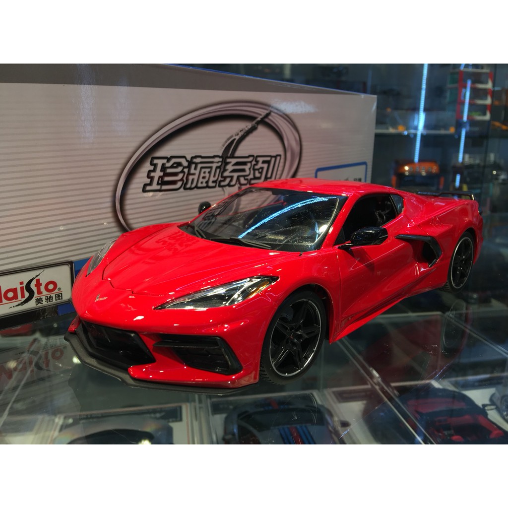 吉華科技＠ 1/18 Maisto Chevrolet Corvette Stingray 紅色