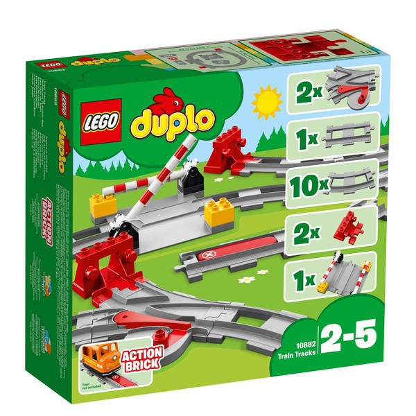 LEGO 樂高 得寶 DUPLO系列 10882 火車軌道組 全新未拆