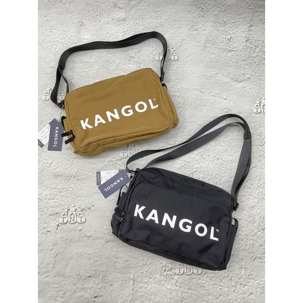 《TNT》KANGOL 英國袋鼠 硬挺帆布 多夾層 斜背/側背 小書包 側背包 6125170620 / 630