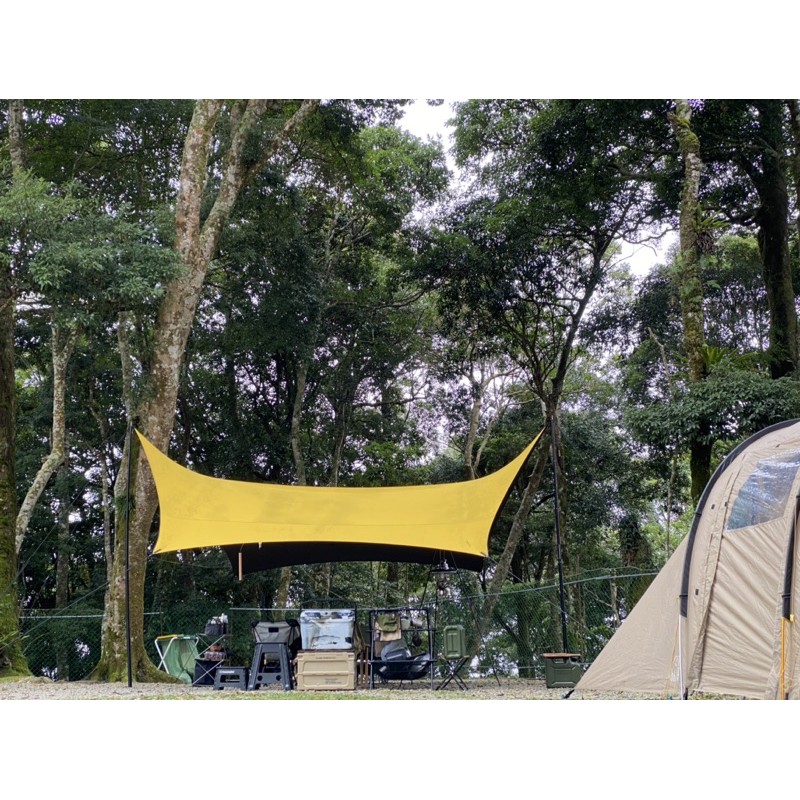 【CampingBar】韓國Urban Forest 天幕-黃色 露營 戶外  野營