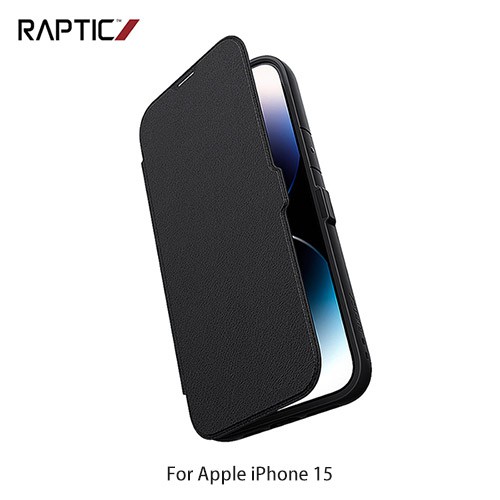 RAPTIC Apple iPhone 15 Urban Folio 皮套 現貨 廠商直送