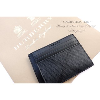 REPL) BURBERRY 經典格紋 皮革 證件套 卡夾 證件夾 卡片夾 鈔票夾 票夾 皮夾 LX