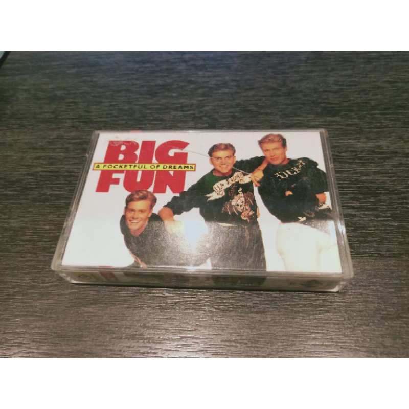 Big Fun 開心少年隊a Pocketful Of Dreams 口袋的夢幻 滾石唱片正版卡帶 磁帶 錄音帶 歌詞 蝦皮購物