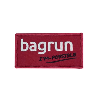 bagrun品牌布章-A017C-紅白款